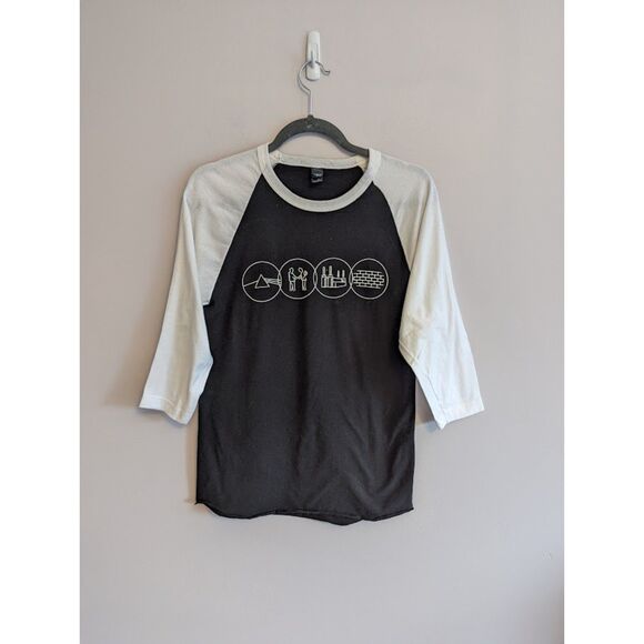 Roger Waters Dark Side of the Moon Baseball Tee size Small - Picture 3 of 5